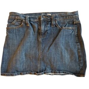 GAP Dark Blue Denim Mini Skirt